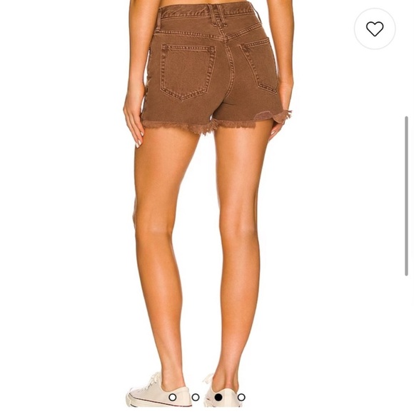 We The Free Makai Brown Denim Shorts - Picture 7 of 12